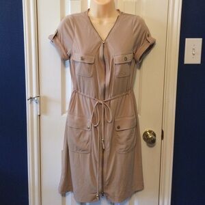 Muse Refined Tan Mini Dress